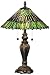 Dale Tiffany TT100914 Leavesley Table Lamp, Fieldstone, 16.5" x 16.5" x 26"