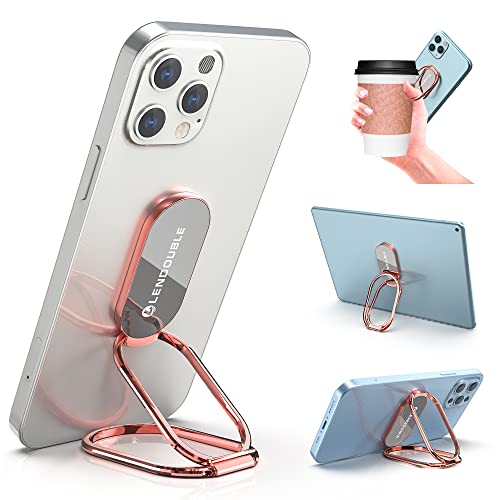 Soporte ajustable para teléfono celular de escritorio anillo portátil dedo plegable iman coche