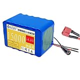 HJGHY 14.8V 15Ah Rechargeable Lithium Ion Battery Pack 14.8V 15000mAh High Capacity 4S6P Replacement Li-ion Battery Pack Backup Battery for Electronics