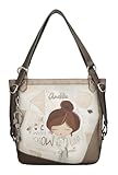 VERSATILITÀ 2 IN 1 — Questa borsa Anekke della linea Sophia si trasforma facilmente da elegante borsa a spalla in un pratico zainetto, offrendo flessibilità per ogni occasione quotidiana.