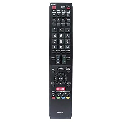 New GB004WJSA Remote Control for Sharp LED HDTV w/Netflix 2D/3D Button