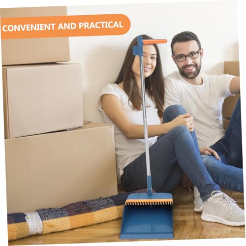 ELAYARD Besen und Kehrschaufel Set mit Langem Stiel Dichte Borsten und Haarentferner kamm Klappbar Multifunktional für Haushalt Einfache Reinigung von Ecken und Böden Praktisches – Bild 5