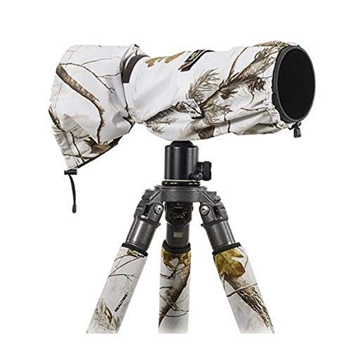 LensCoat Raincoat RS for Camera and Lens Cover Sleeve Protection, Large (Realtree AP Snow) LCRSLSN