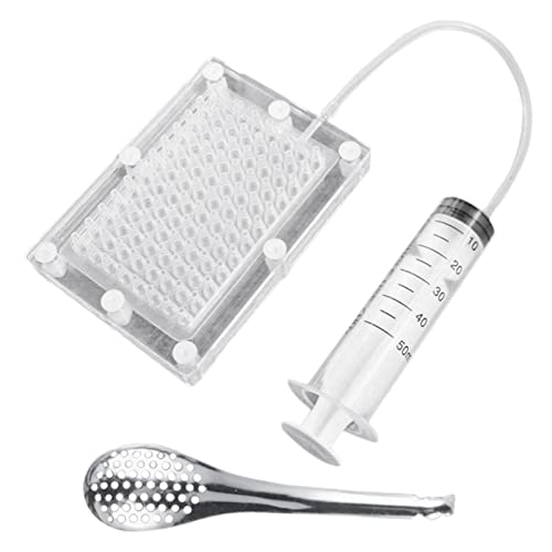 Générateur de caviar 96 trous Moléculaire Gourmet Tools Passoire et cuillère à caviar Style 1