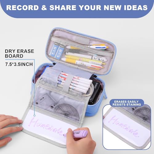 image for SCIONE Pencil Case for Girls, Large Pencil Pouch School Supplies for K