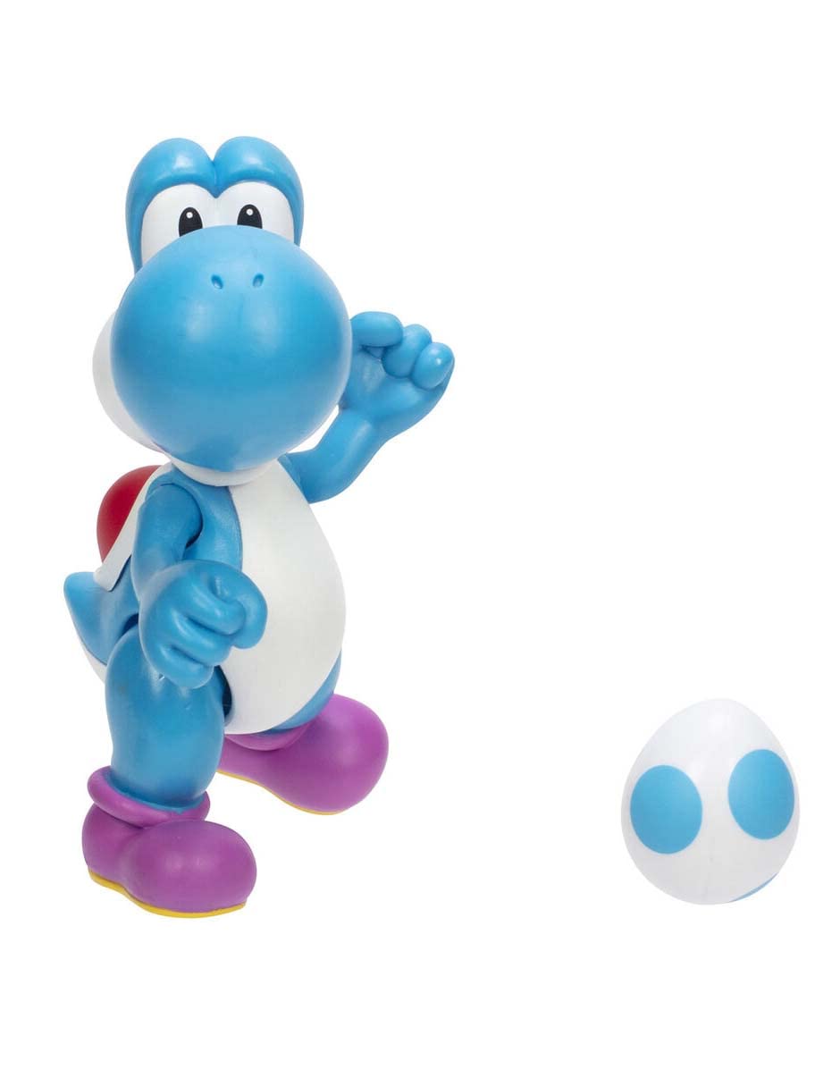Super Mario 4" Yoshi Figure with Accessories, Multicoloured, 4 inches - Image 3