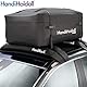 HandiWorld HandiHoldall 400 Liter Wasserdichter Dachkoffer; Faltbarer Dachkoffer mit festem Boden; Schwarz