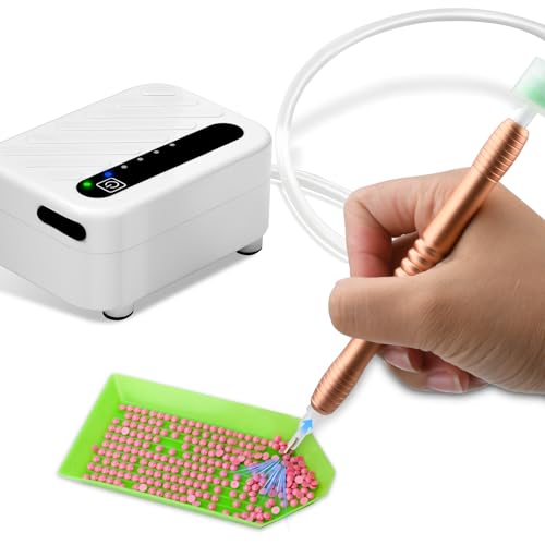 ,Wiederaufladbares Diamond Painting Werkzeug,mit Ersatzspitzen Diamond Painting Zubehör, DIY-Kunstwerkzeug-Set,Diamond Painting Zubehör Stift