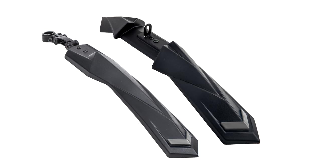 Dark Horse® Bicycle MX2 Fender Set, Suitable for 24" & 26" Inch Cycle, V-Brake Model, MTB & ATB Cycles, Durable Clamp Fitting New Mudguard for Cycles (Grey) (B0CVS4J61C) Amazon Price History, Amazon Price Tracker