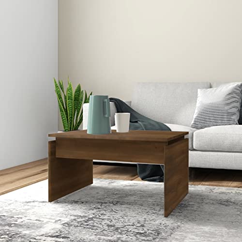 Table de salon chêne marron compacte pour optimiser votre espace - 2