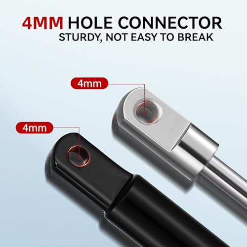 image for Vepagoo 6 Inch 5Lb/22N Gas Struts Spring Shocks Cabinet Door, 4 mm Hol