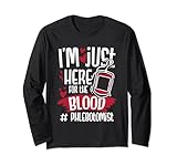 Photo Gallery sono qui solo per il flebotomista del sangue maglia a manica Photo Gallery sono qui solo per il flebotomista del sangue maglia a manica