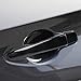 DLOVEG Car Door Handle Cover Compatible for 2015-2022 2023 2024 Nissan Murano Accessories for 2016-2022 2023 Maxima Black Door Handle Ptetector with 2 Smart Key Holes