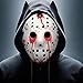 JOYFISCO Halloween Mask Horror Hockey Mask Halloween Masquerade Party Cosplay Prop Costume Mask