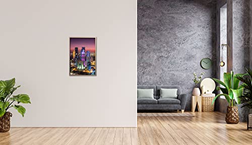 Frameworks 12” X 18” Gold Brushed Aluminum Poster Picture Frame With Plexiglass 1-Pack #TOP7