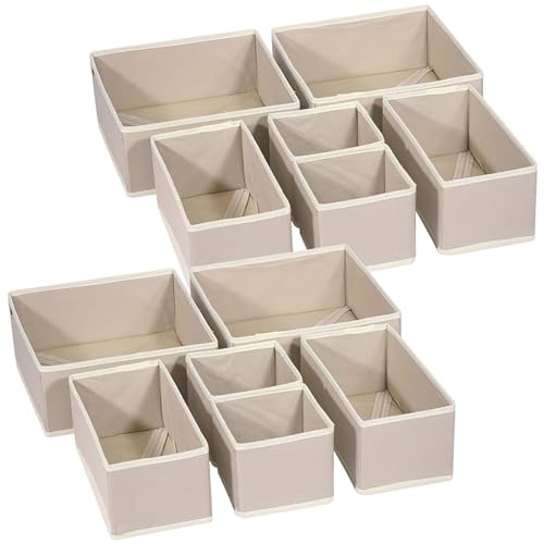 Organiseur de tiroir pliable gain de place pour vêtements - 2