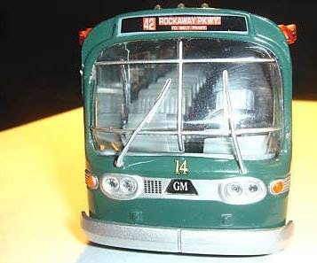 Corgi Classics New York City Transit Bus Fishbowl Diecast Bus #TOP6