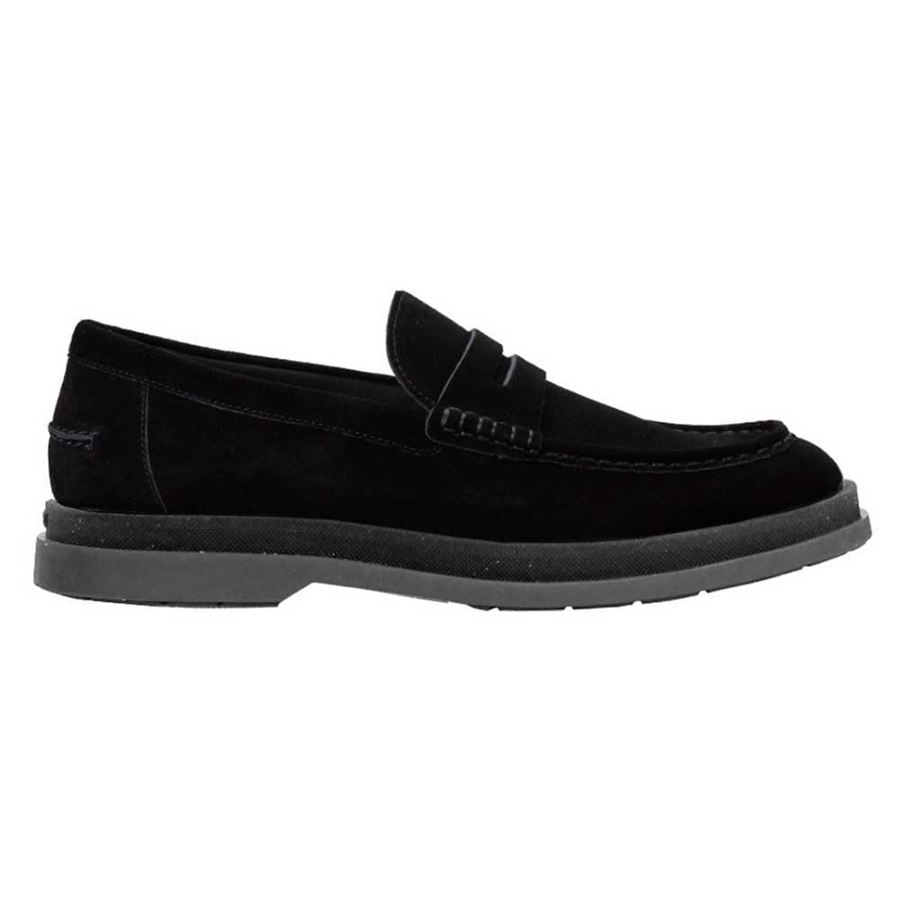 HUGO Herren Chaol Mocc Mokassins aus Veloursleder mit Pennyloafer-Detail Größe