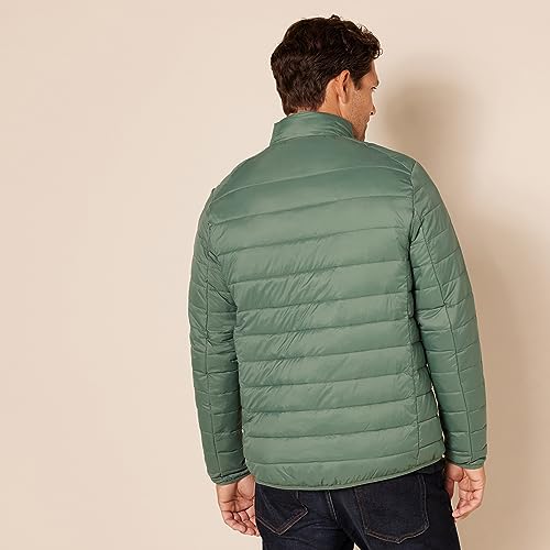 Amazon Essentials F17AE10003-GREEN-MEDIUM Men'S Packable Lightweight Water-Resistant Puffer Jacket thumb #2