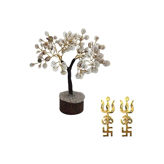 Buy Divya Mantra Trishul Om Swastika Trishakti Yantra; Feng Shui Natural Gomati Chakra Healing