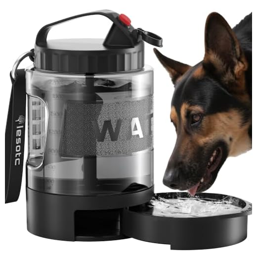 Large 77oz Dog Water Bottle for Travel
