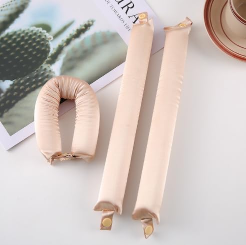 Heatless Hair Curler No Heat Satin Curling Rod Headband for Lazy Curls, Soft Sleeping Flexi Rods & Rollers – Gentle Styling Tools for Overnight Waves