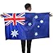 Produktbild Sonia Originelli Fan Umhang Poncho Fahne Flagge zum Umhängen Fanartikel WM EM Farbe: Australien
