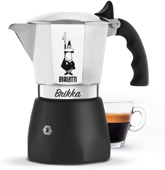 Bialetti Bricka 2-Cup Direct Fire Type (Coffeemaker, Espresso Maker, Makinetta)