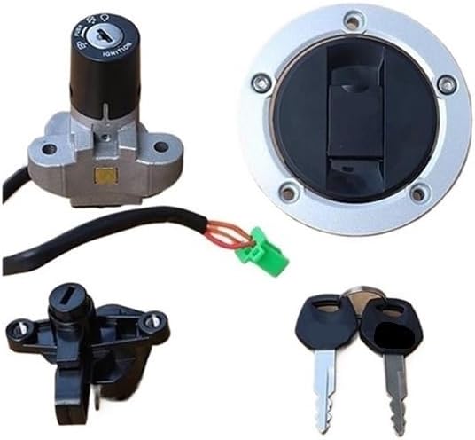 Motorcycle Ignition Switch Lock Key Fuel Tank Cap Cover for EN150-A EN125-3F EN125-3A 3E EN150