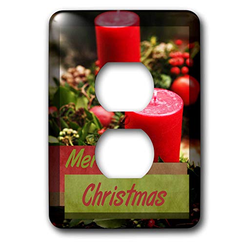 Funda para velas de Navidad multicolor para crear momentos mágicos 3dRose 2