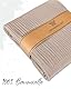 LAYNENBURG Premium Musselin Tagesdecke 180x220 cm - 100% Baumwolle - extraweiche Baumwolldecke als Kuscheldecke, Bett-Überwurf, Sofa-Überwurf, Couch-Überwurf - warme Sofa-Decke (Taupe)