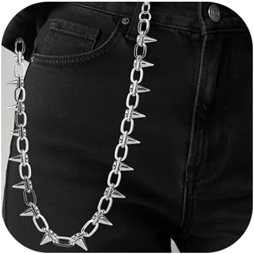 Pants Chains Layer Chain Punk Hip Hop Jeans Keychain Goth Punk Heavy Thick Wallet Pocket Chains Halloween Accessories