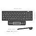 Arteck 2.4G Wireless Keyboard Ultra Slim Full Size Keyboard with Numeric Keypad and Media Hotkey for Computer/Desktop/PC/Laptop/Surface/Smart TV and Windows 10/8/ 7 Built-in Rechargeable Battery