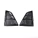 Daeiclru Rear Side Window Louvers Compatible with Nissan 370Z 2009-2020, Rear Side Window Louver Decorate Cover, Air Vent Scoop Shades Cover Accessories (Carbon Fiber Pattern)