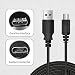LKUPAQ UC-E20 E21 camera data cable is compatible with Nikon P600 P340 AW120S D3400 S6800 high-speed data transmission and camera charging cable 100cm