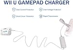 Xahpower Chargeur pour Wii U Gamepad AC Chargeur d'adaptateur d'alimentation pour contrôleur à distance Nintendo Wii U