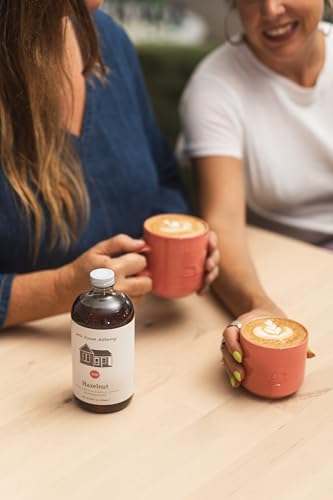 Image of Pink House Alchemy Hazelnut Simple Syrup, 16 oz, Handcrafted, All-Natural | Mixer for Coffee, Cocktails, Soda, Lemonade, Tea & Baking, Small Batch