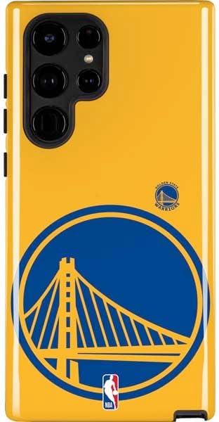 Skinit Impact Phone Case Compatible with Galaxy S25 Ultra - Officially Licensed NBA Golden State Warriors Canvas Design