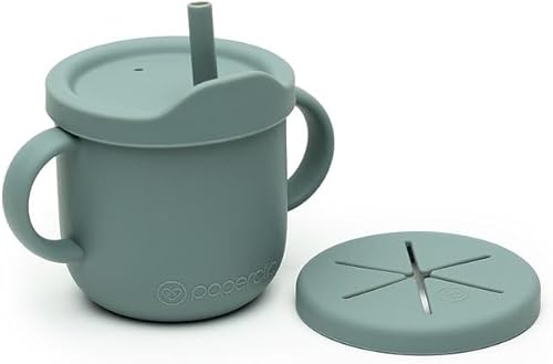 Miniatura 9 de PAPERCLIP Taza para sorber del silicóntaza del bocado en la seta con el bolso reutilizable del bocado