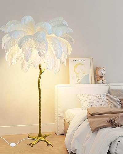 Fabelhafte Stehlampe Mit Federn Ebenbild