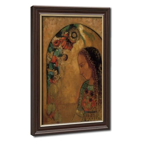 Impression sur toile Lady of the Flowers pour déco bureau