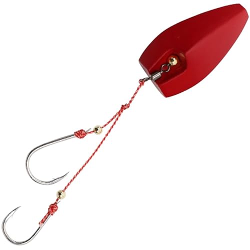 ハヤブサ(Hayabusa) 無双真鯛 貫撃遊動テンヤ 12号 No.12 マットレッド SE105