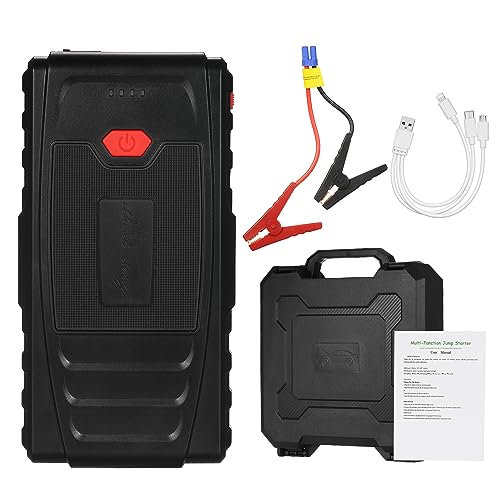 Fonte portátil,ERYUE Bateria de carro portátil multifuncional 12V 1500A 6000mAh Jump Starter Power B