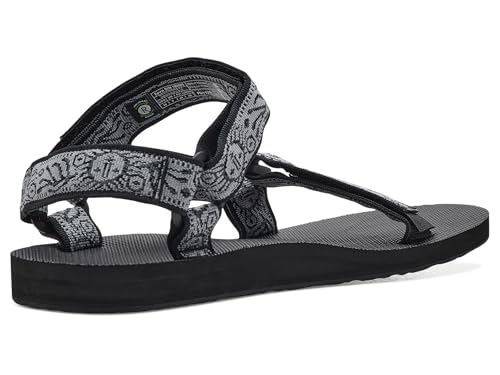 Image of Teva Men's Original Universal Sport Sandal, Windy Summer Black /Grey, 7