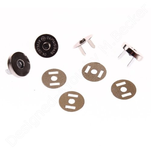 Preisvergleich Produktbild 10 Magnetknöpfe 18mm Magnetverschluß Magnetknopf