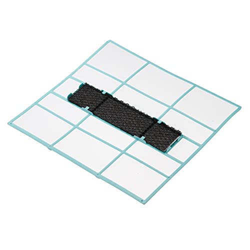 PATIKIL 11.81" x 11.02" Air Conditioner Air Filter, Plastic Air Filtering Screen Replacement with Air Filter Foam for HVAC Blue Black - Image 3