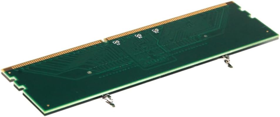 TEHAUX 1Pc Memory Adapter for Laptop so to Desktop Connection Pin to Pin Supports Frequency Compliant with Specifications Durable PCB Design