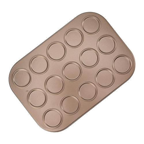 Teglia per torte Macaron, vassoio da forno antiaderente per Macaron, utensili da forno per biscotti Macaron in metallo per forno, strumenti da per torte croccanti (oro)