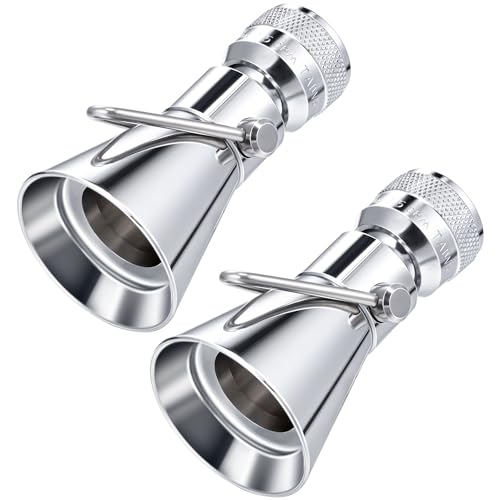 Enhon 2 Setting Pivoting Single Spray Shower Head with Shut Off Valve, Replacement for 52650-PK...
