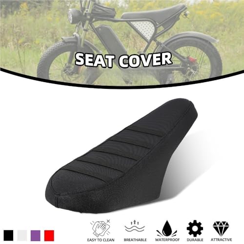 Cojín de asiento para Ridstar Q20 funda de moto antideslizante accesorios PVC scooter y bicicleta 3